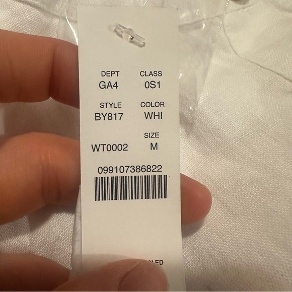 J crew Raw-hem mini shirtdress in linen - Picture 5 of 5